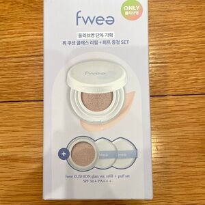 Fwee cushion glass ver. refill + puff set